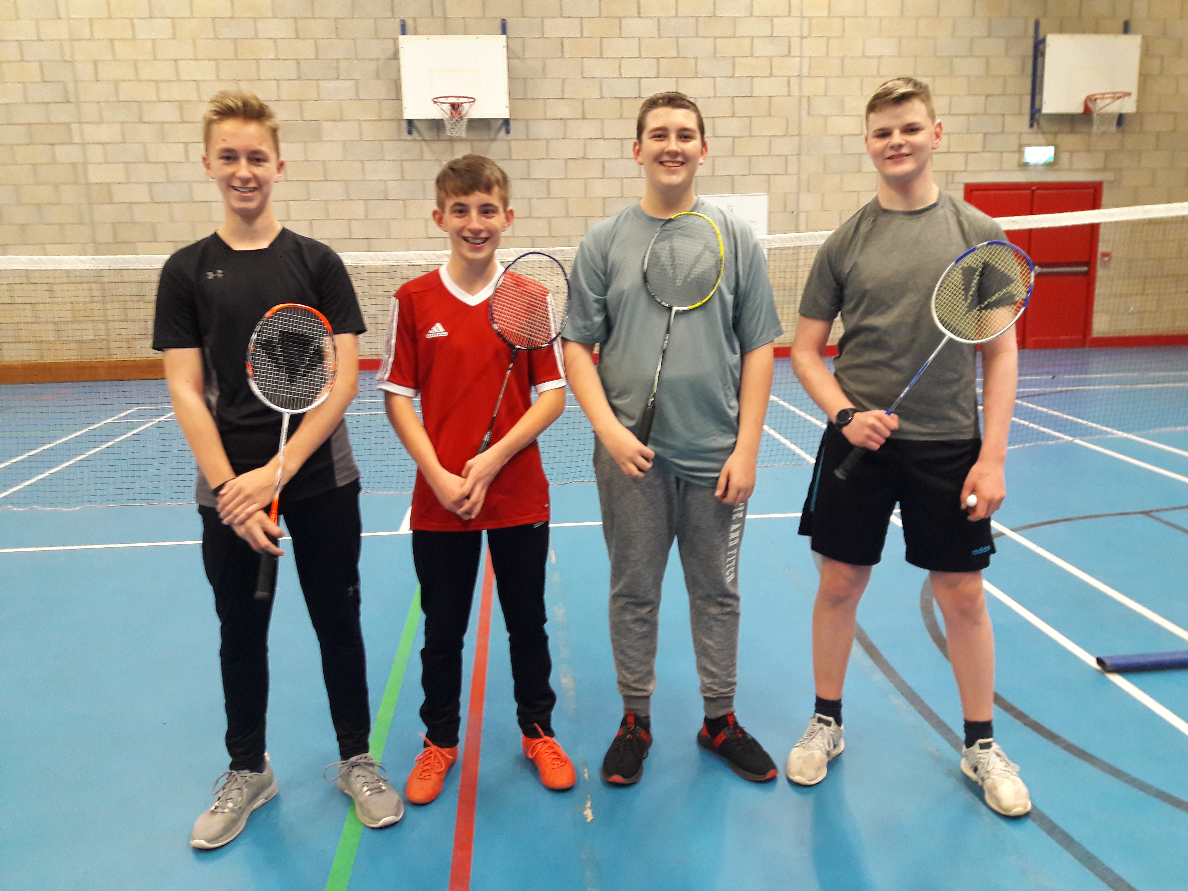 Y11 Boys’ badminton team Paulet High School & 6th Form College